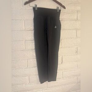 Ryderwear Black Seamless High Waisted Leggings Size S Sculpting Gym Activewear